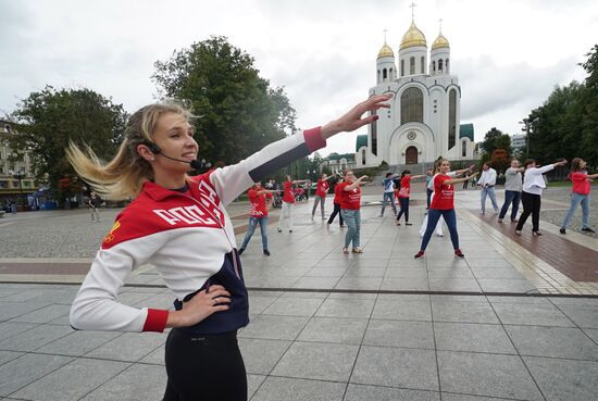 I am Healthy campaign in Kaliningrad