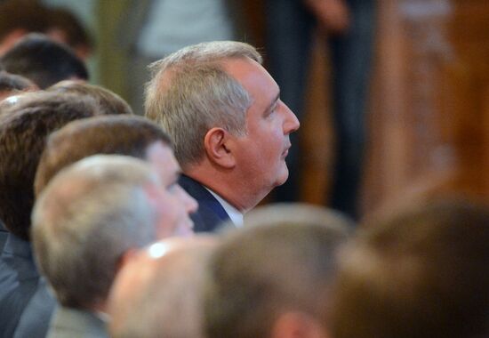 Russian Prime Minister Dmitry Rogozin visits Voronezh