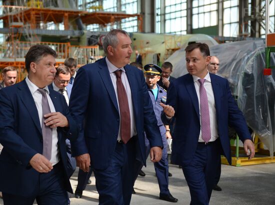 Russian Prime Minister Dmitry Rogozin visits Voronezh