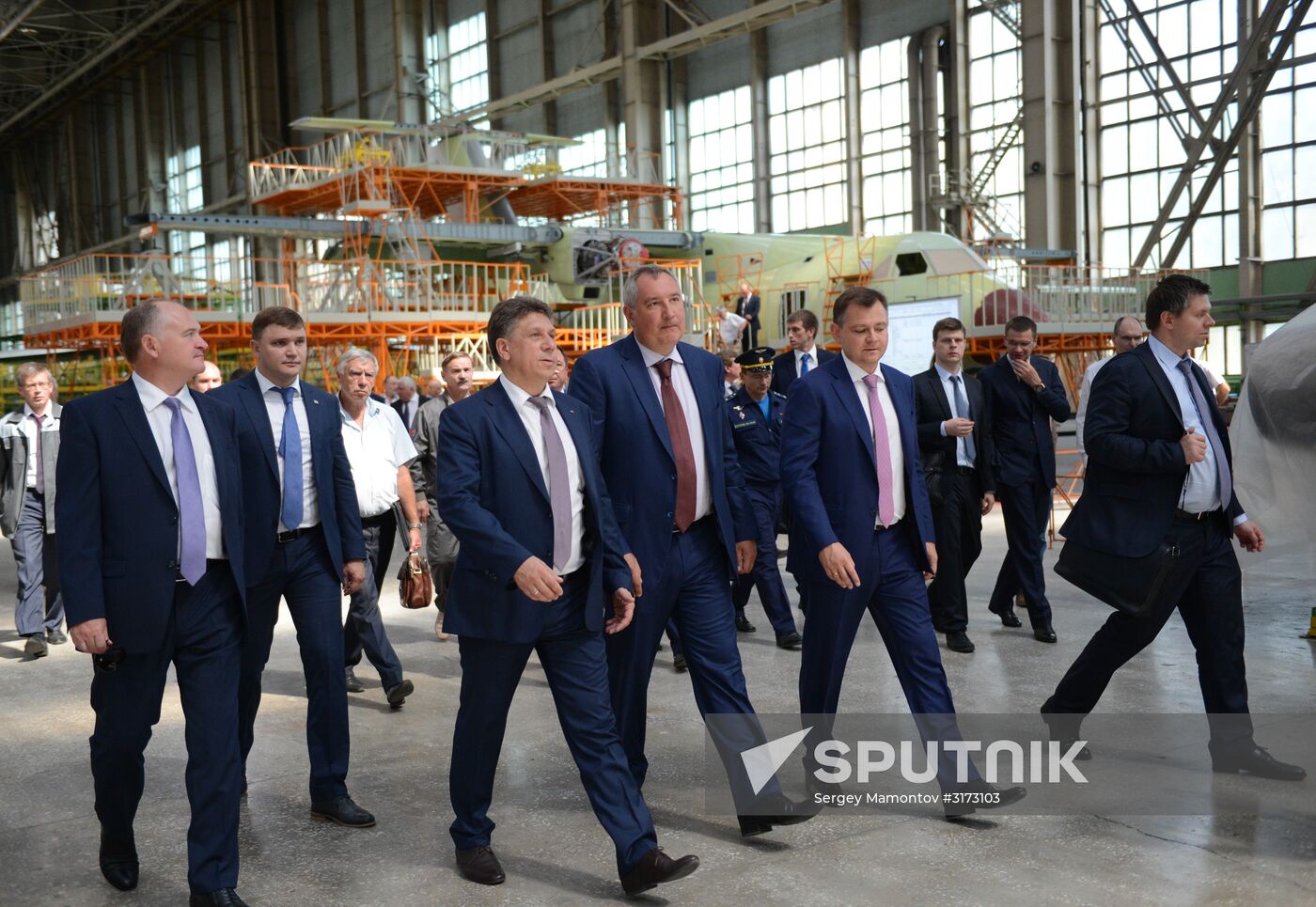 Russian Prime Minister Dmitry Rogozin visits Voronezh