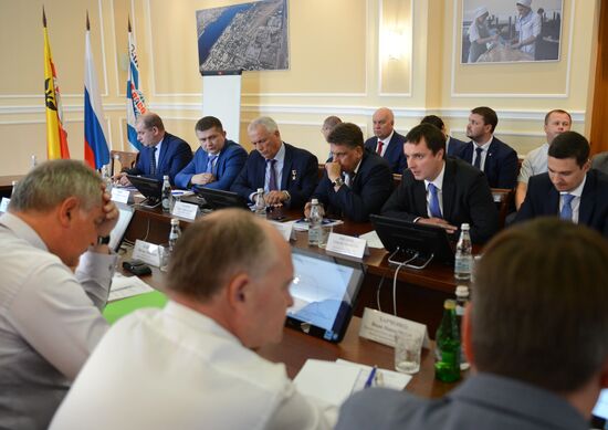 Russian Prime Minister Dmitry Rogozin visits Voronezh