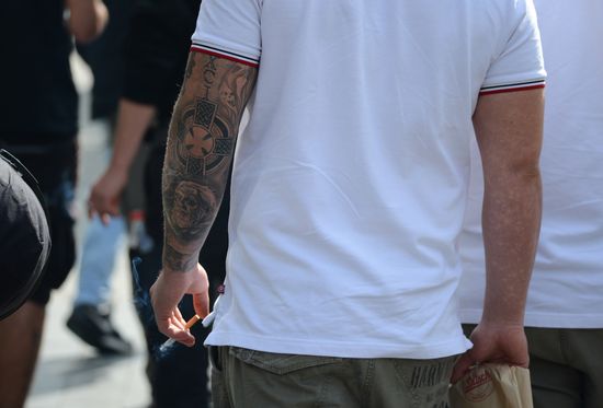 Neo-Nazi rally commemorating death of Rudolf Hess in Berlin