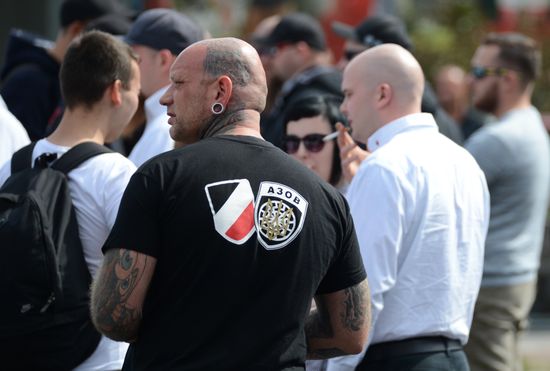 Neo-Nazi rally commemorating death of Rudolf Hess in Berlin