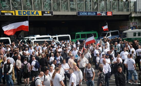 Neo-Nazi rally commemorating death of Rudolf Hess in Berlin