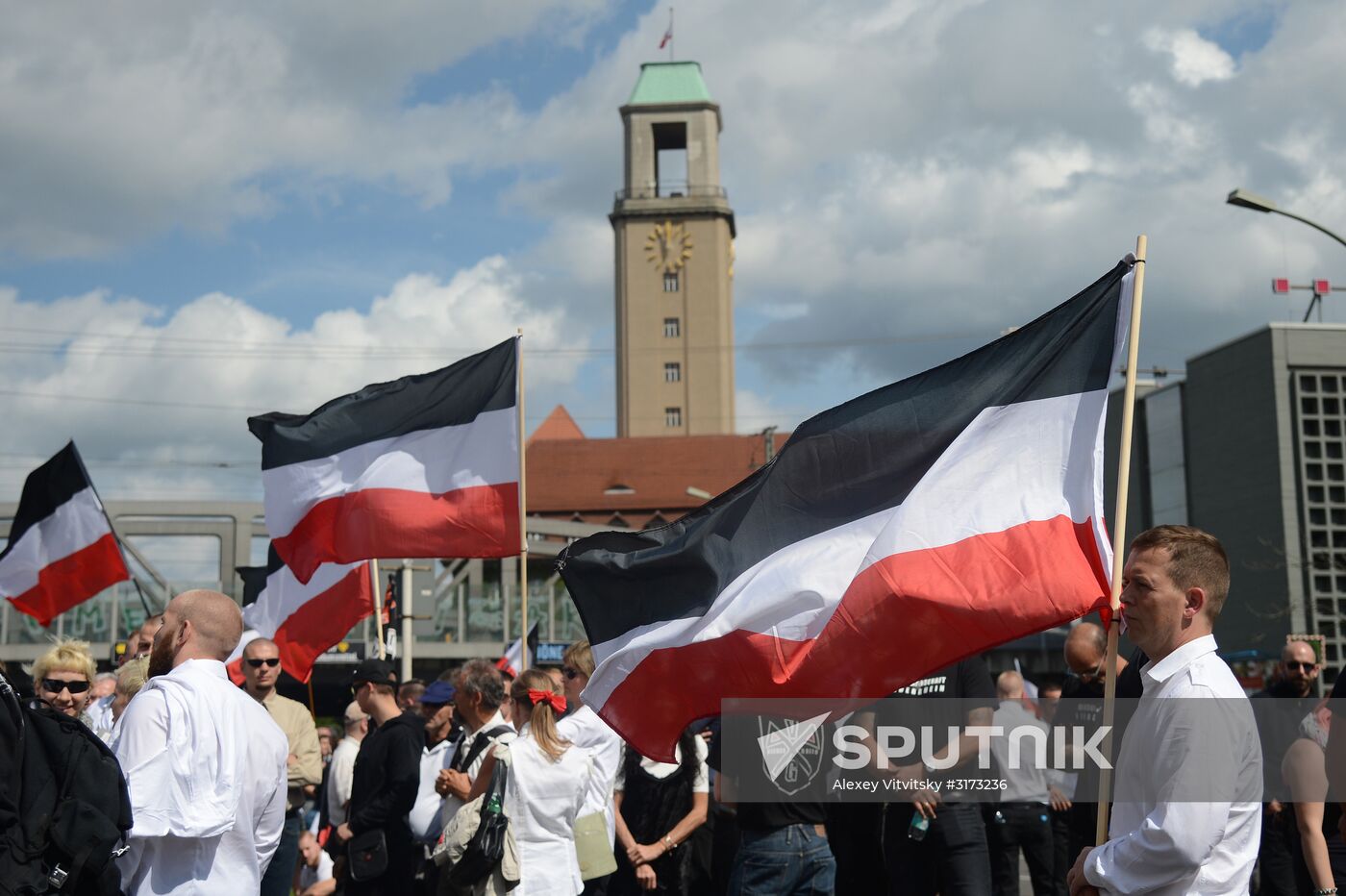 Neo-Nazi rally commemorating death of Rudolf Hess in Berlin