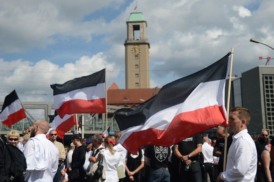 Neo-Nazi rally commemorating death of Rudolf Hess in Berlin