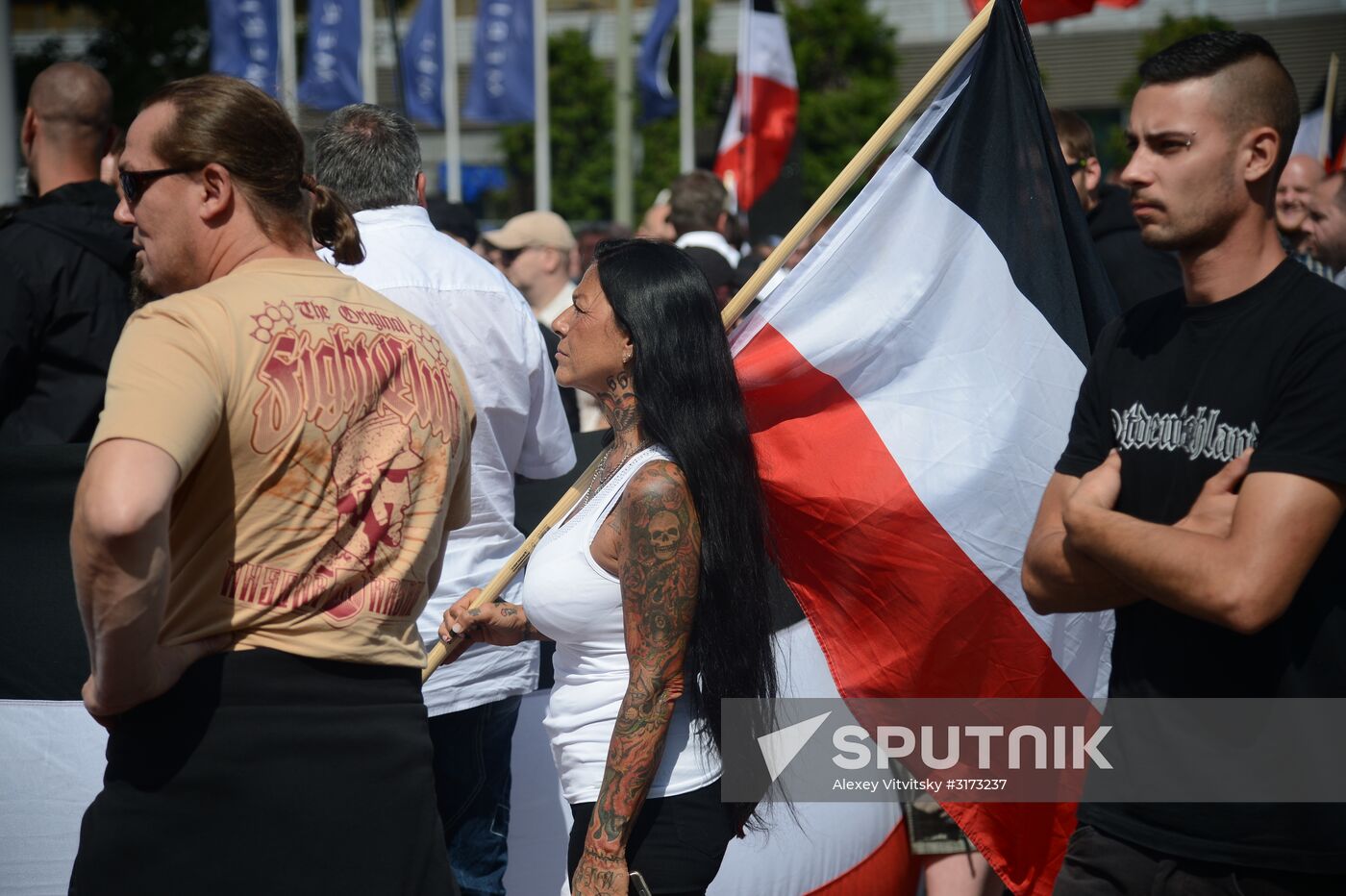 Neo-Nazi rally commemorating death of Rudolf Hess in Berlin