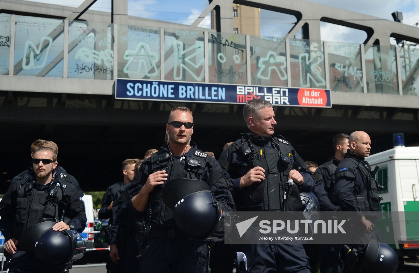 Neo-Nazi rally commemorating death of Rudolf Hess in Berlin