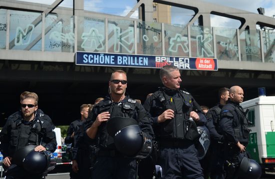 Neo-Nazi rally commemorating death of Rudolf Hess in Berlin