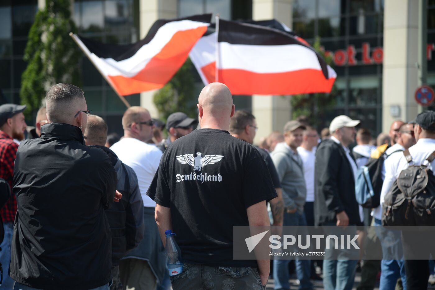 Neo-Nazi rally commemorating death of Rudolf Hess in Berlin