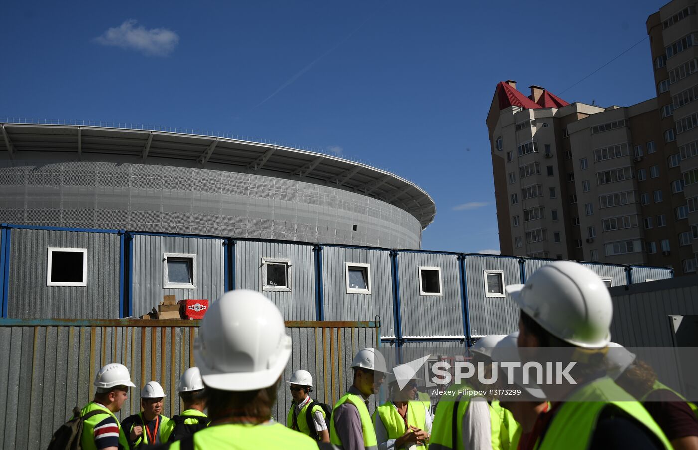 Cetral Stadium constructed in Yekaterinburg