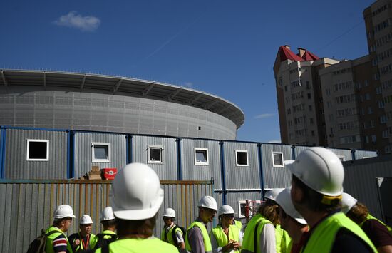 Cetral Stadium constructed in Yekaterinburg