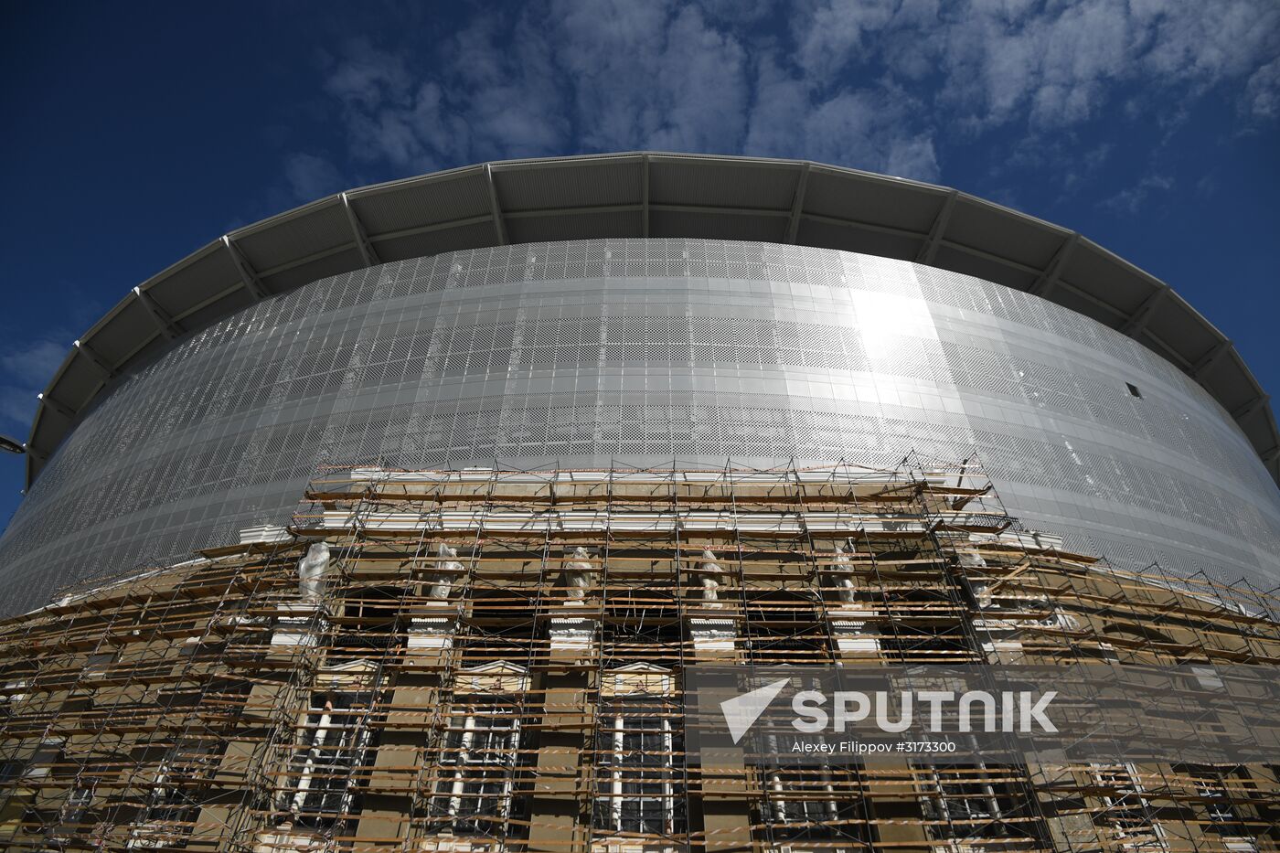 Cetral Stadium constructed in Yekaterinburg