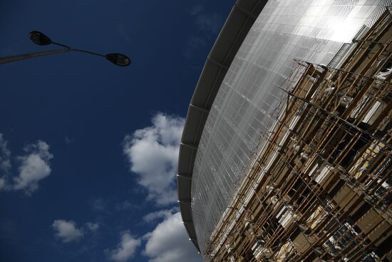 Cetral Stadium constructed in Yekaterinburg