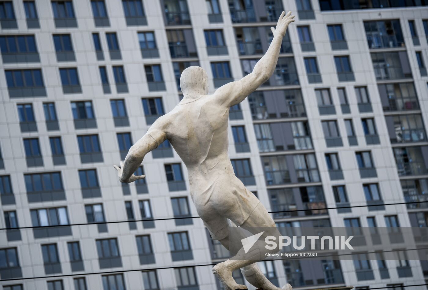 Cetral Stadium constructed in Yekaterinburg