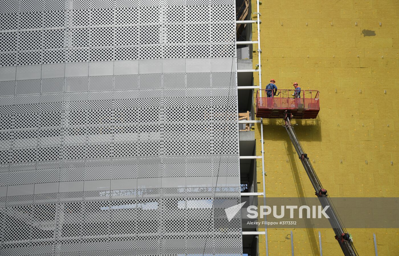 Cetral Stadium constructed in Yekaterinburg