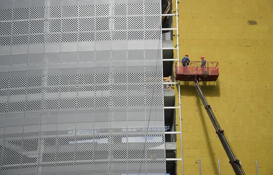 Cetral Stadium constructed in Yekaterinburg