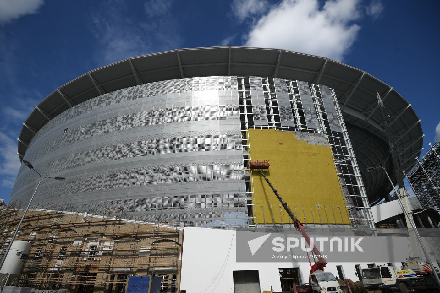 Cetral Stadium constructed in Yekaterinburg