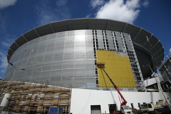 Cetral Stadium constructed in Yekaterinburg