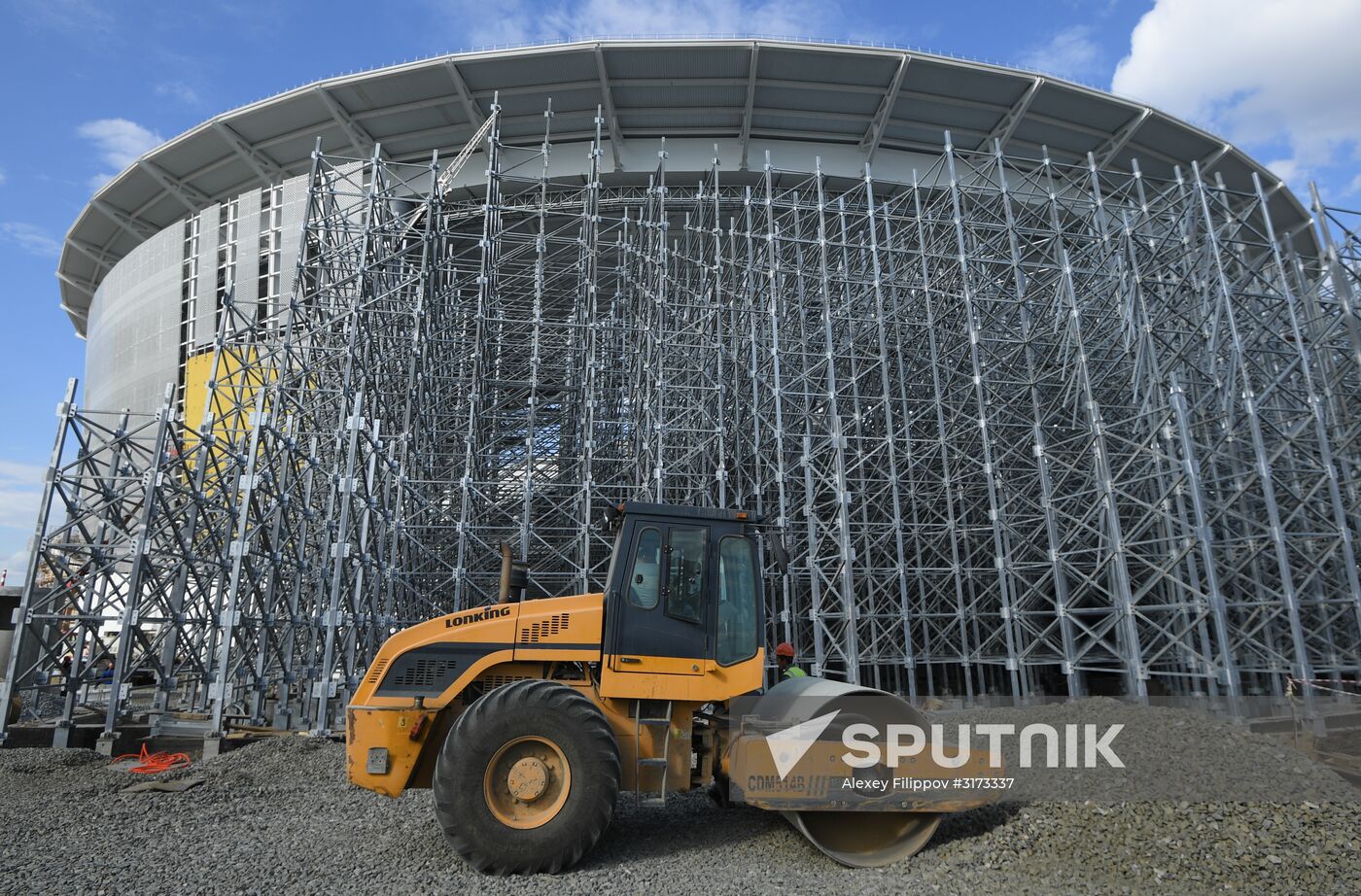 Cetral Stadium constructed in Yekaterinburg