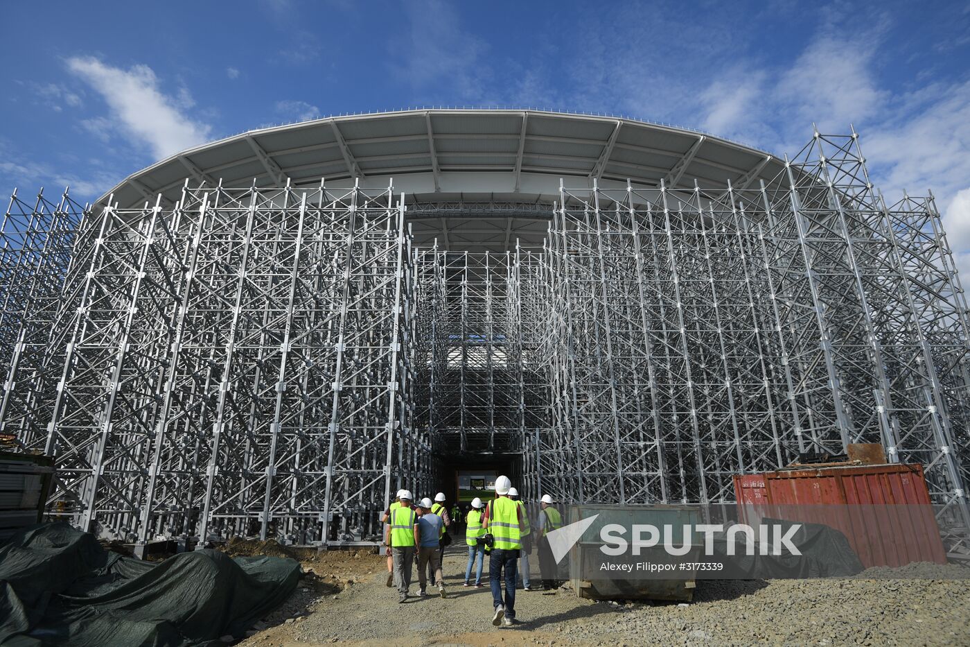 Cetral Stadium constructed in Yekaterinburg