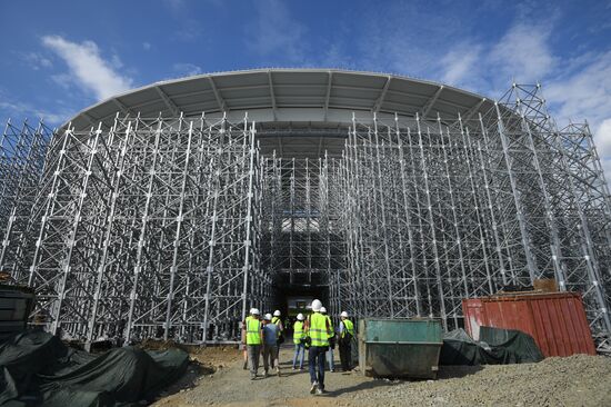 Cetral Stadium constructed in Yekaterinburg