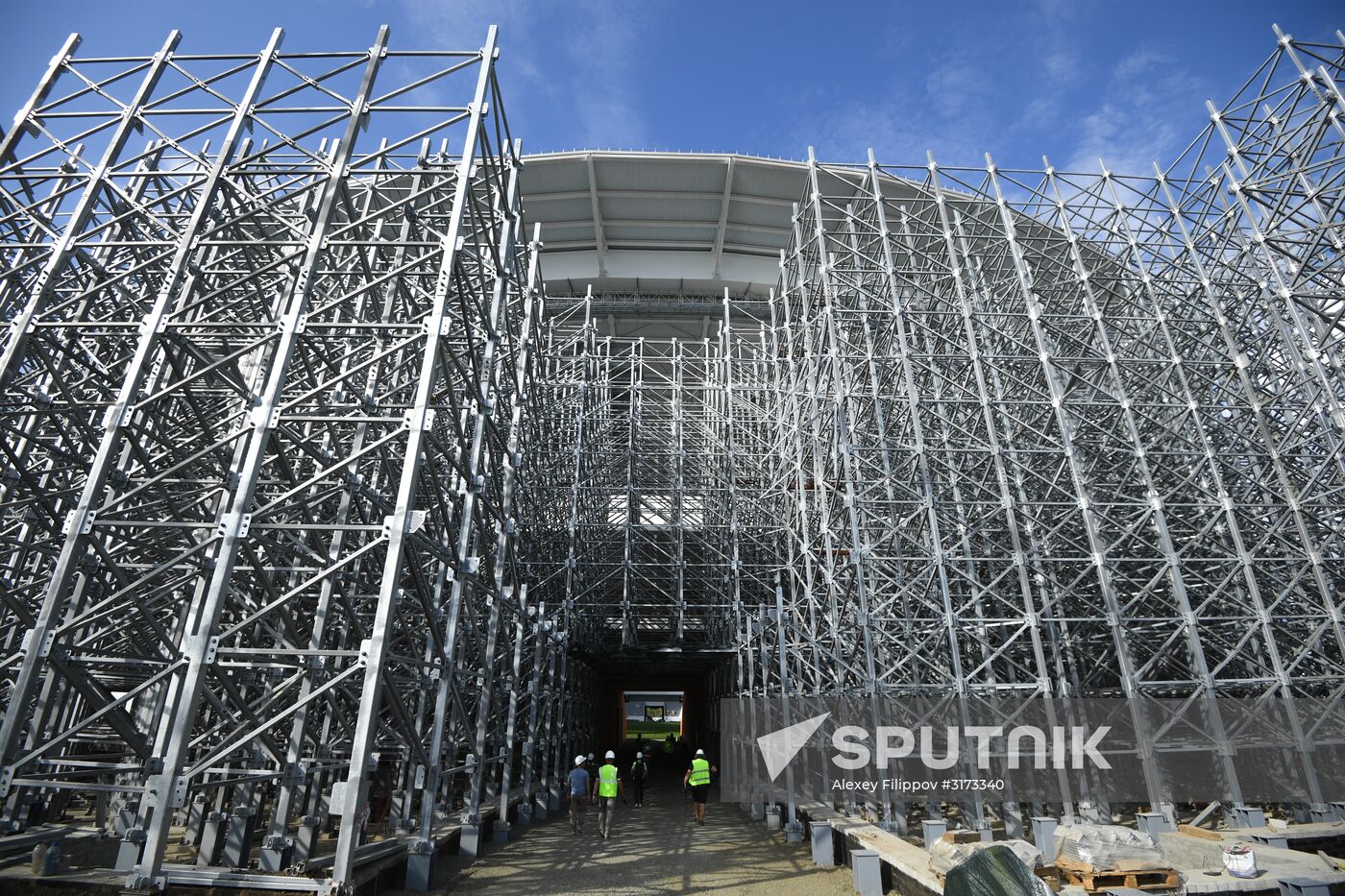 Cetral Stadium constructed in Yekaterinburg