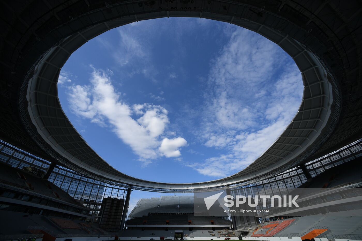 Cetral Stadium constructed in Yekaterinburg