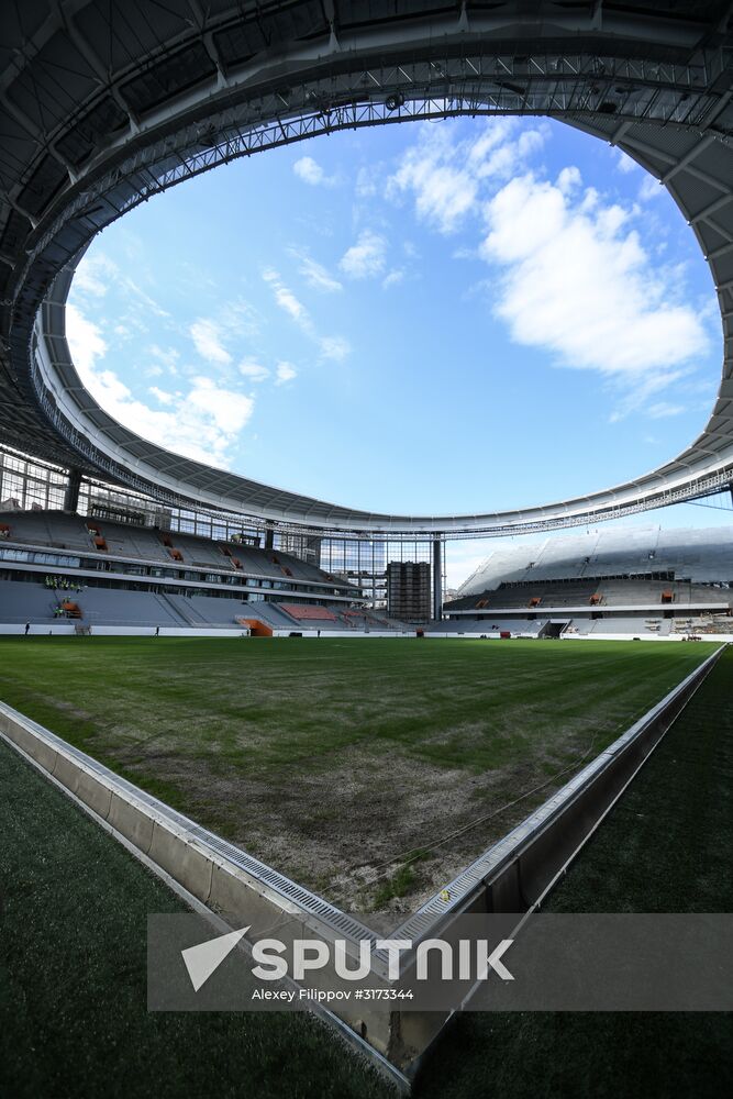 Cetral Stadium constructed in Yekaterinburg