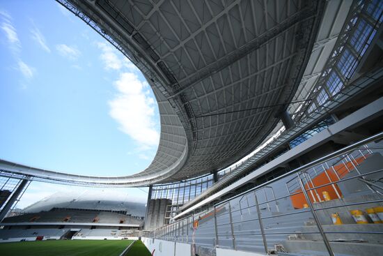 Cetral Stadium constructed in Yekaterinburg