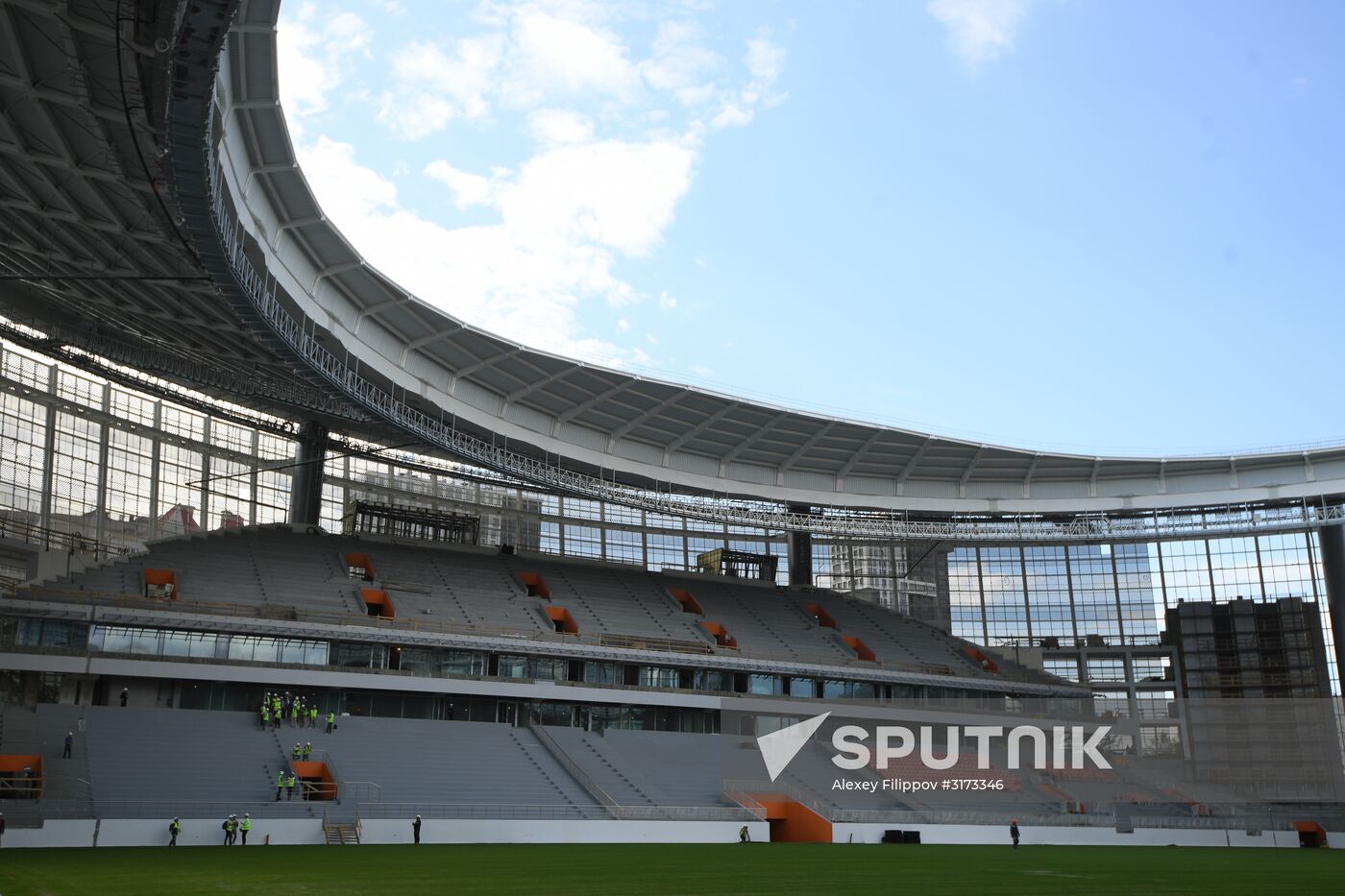 Cetral Stadium constructed in Yekaterinburg