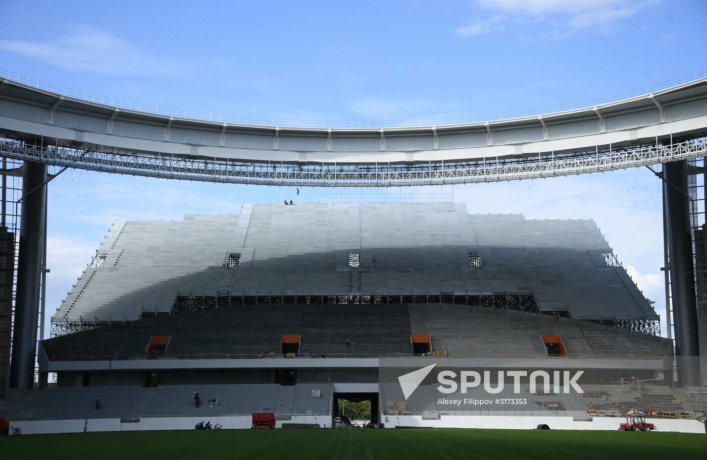 Cetral Stadium constructed in Yekaterinburg