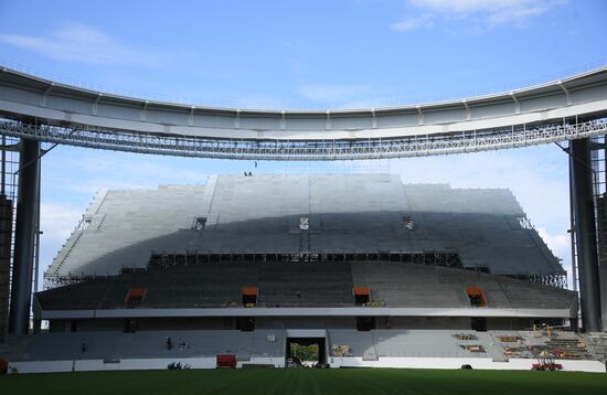 Cetral Stadium constructed in Yekaterinburg
