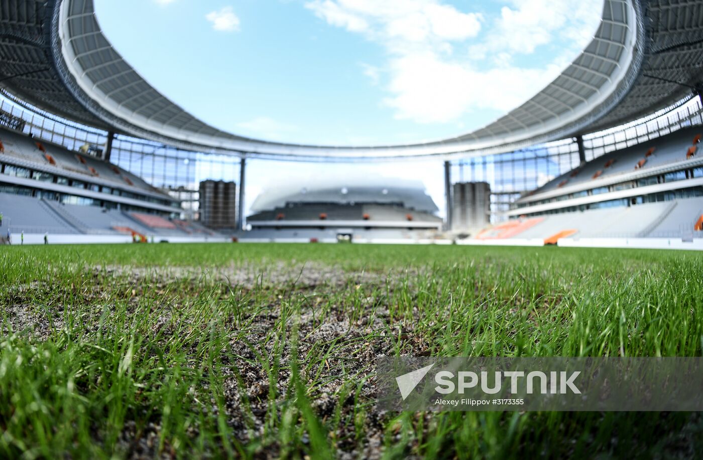 Cetral Stadium constructed in Yekaterinburg