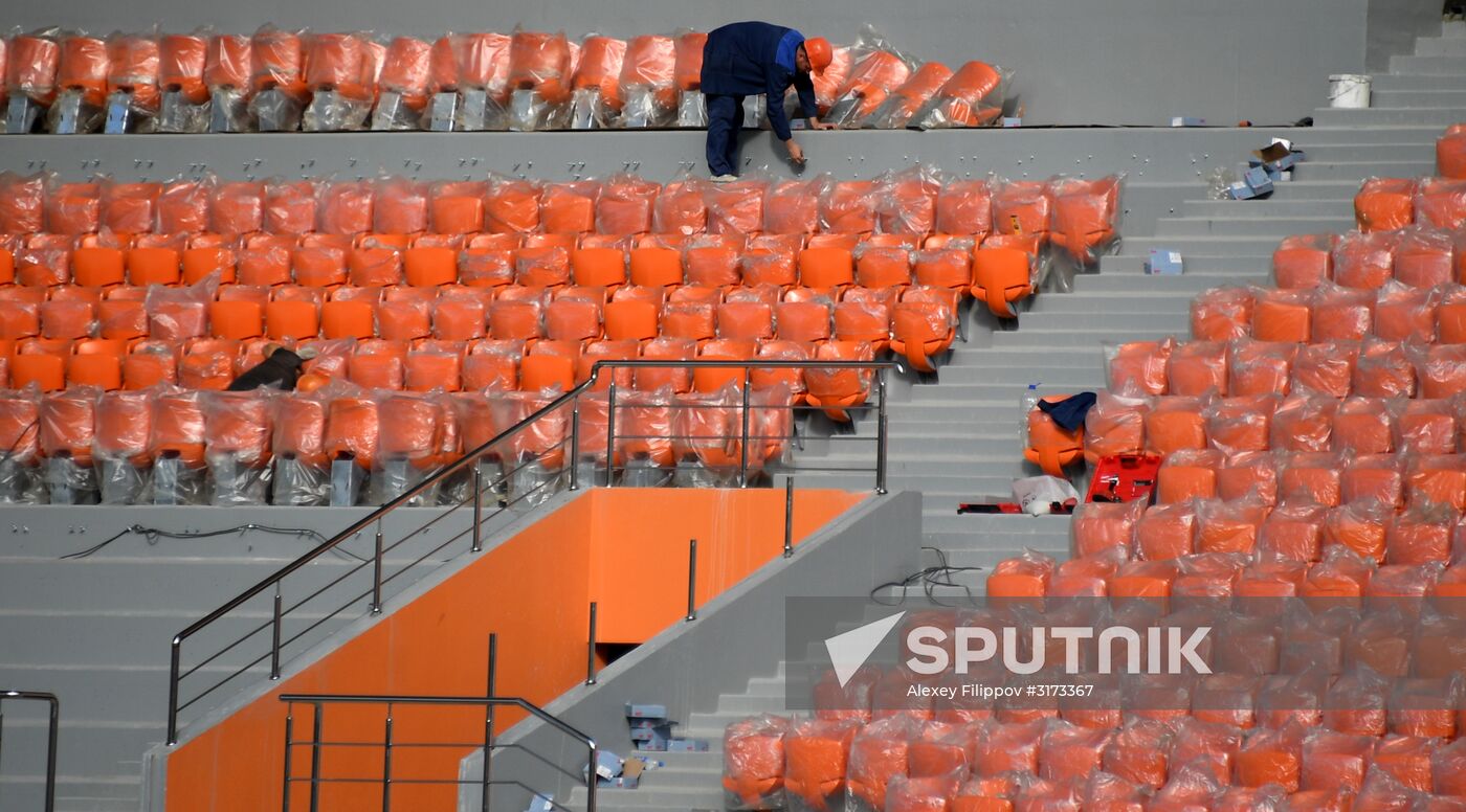 Cetral Stadium constructed in Yekaterinburg