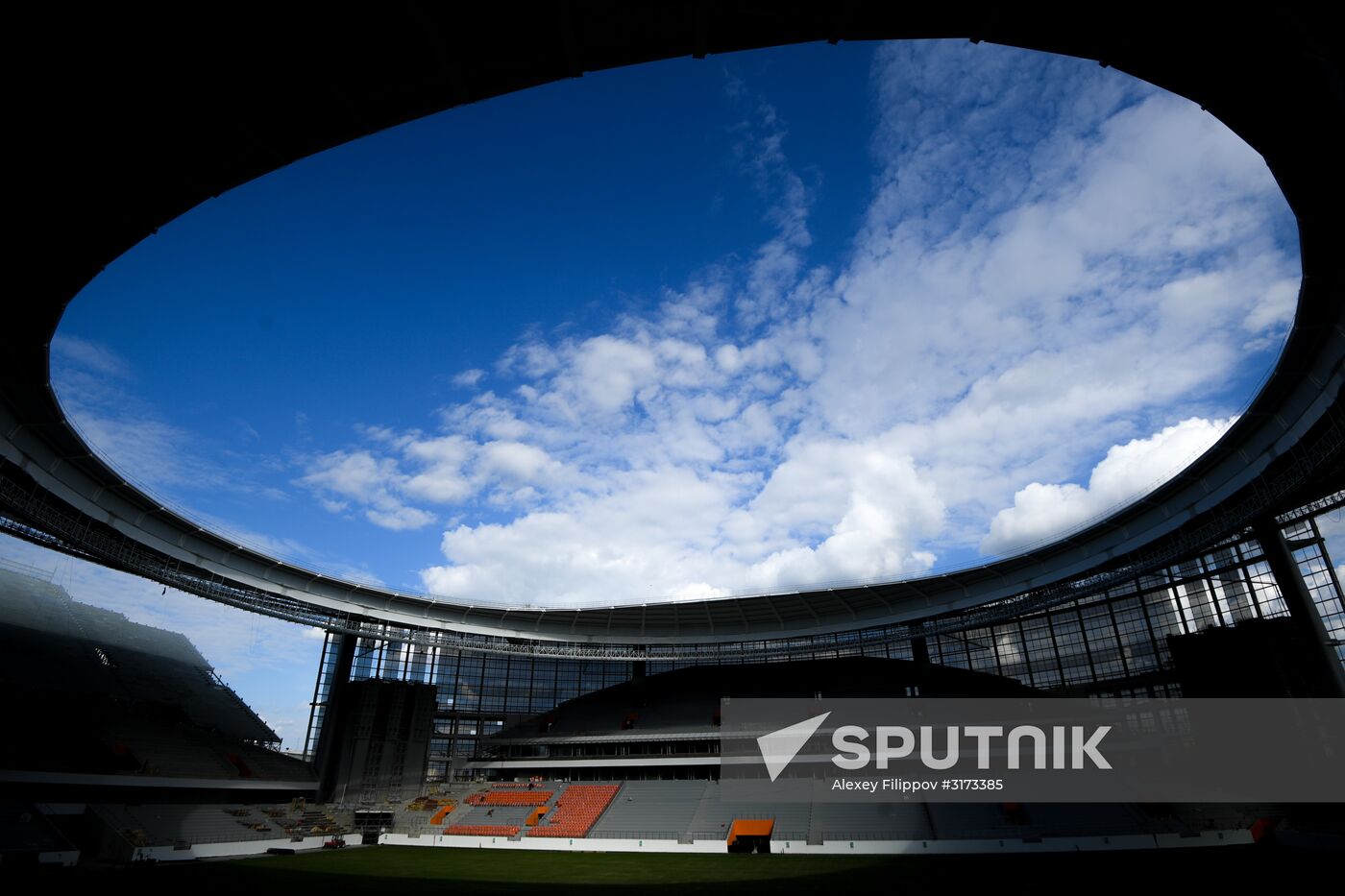 Cetral Stadium constructed in Yekaterinburg