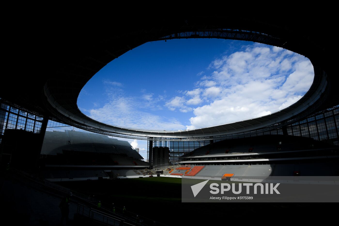 Cetral Stadium constructed in Yekaterinburg