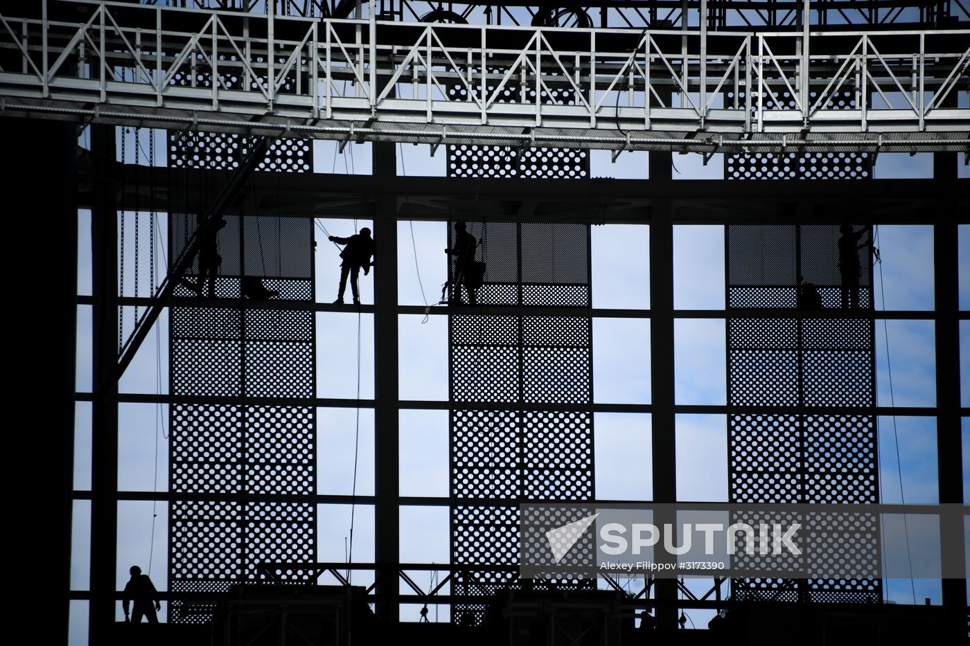 Cetral Stadium constructed in Yekaterinburg