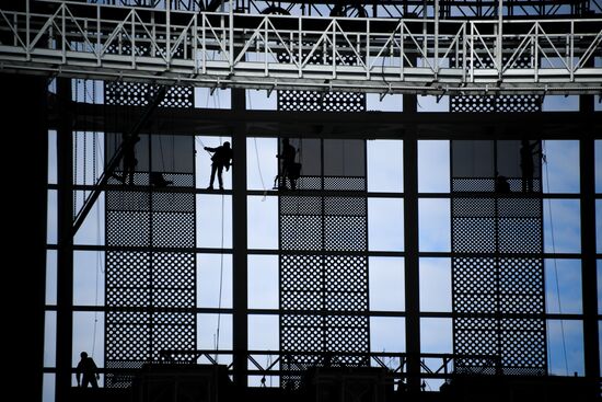 Cetral Stadium constructed in Yekaterinburg