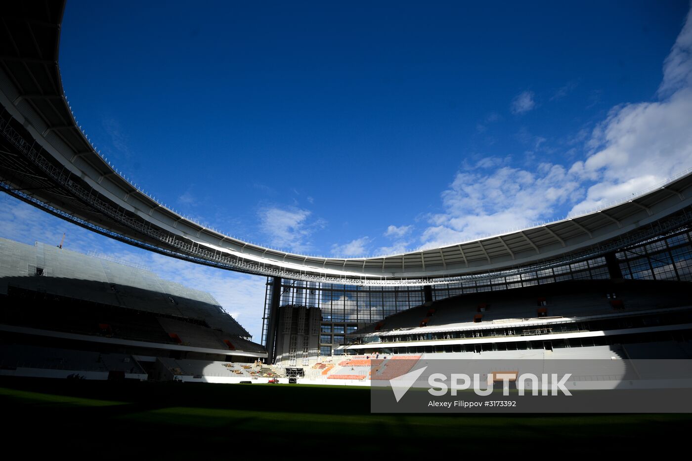 Cetral Stadium constructed in Yekaterinburg