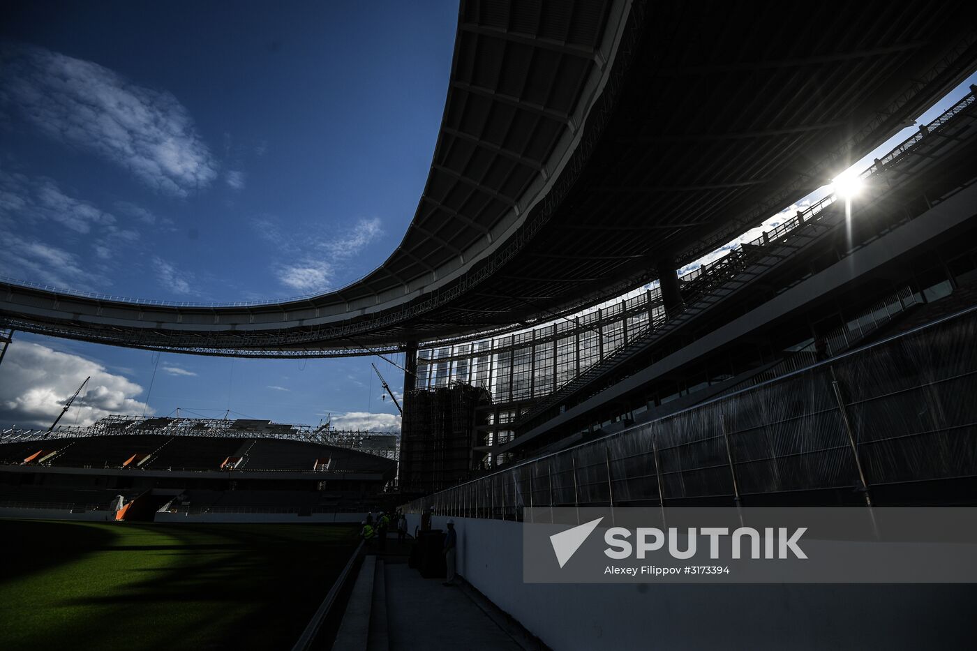 Cetral Stadium constructed in Yekaterinburg