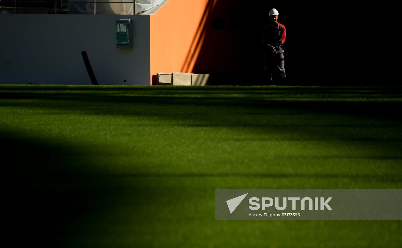 Cetral Stadium constructed in Yekaterinburg