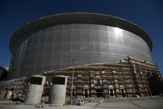 Cetral Stadium constructed in Yekaterinburg