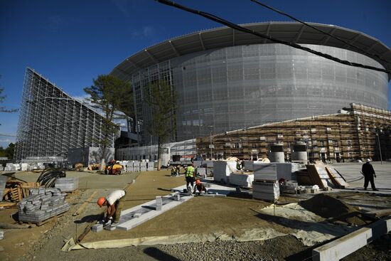 Cetral Stadium constructed in Yekaterinburg