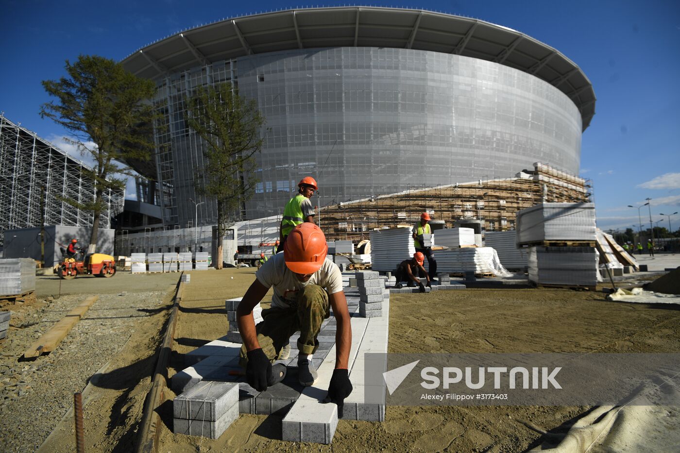 Cetral Stadium constructed in Yekaterinburg