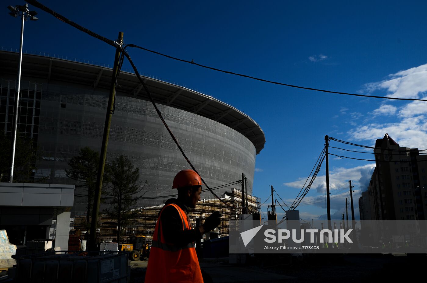 Cetral Stadium constructed in Yekaterinburg