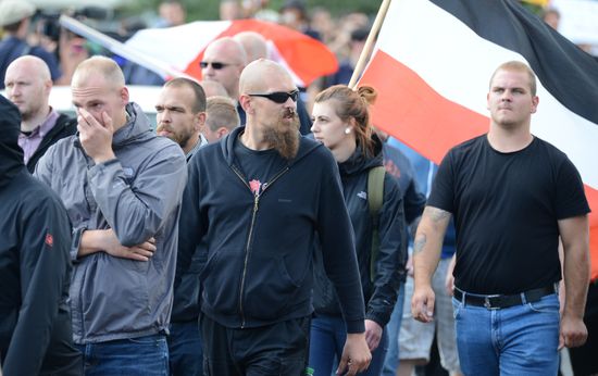 Neo-Nazi rally commemorating death of Rudolf Hess in Berlin