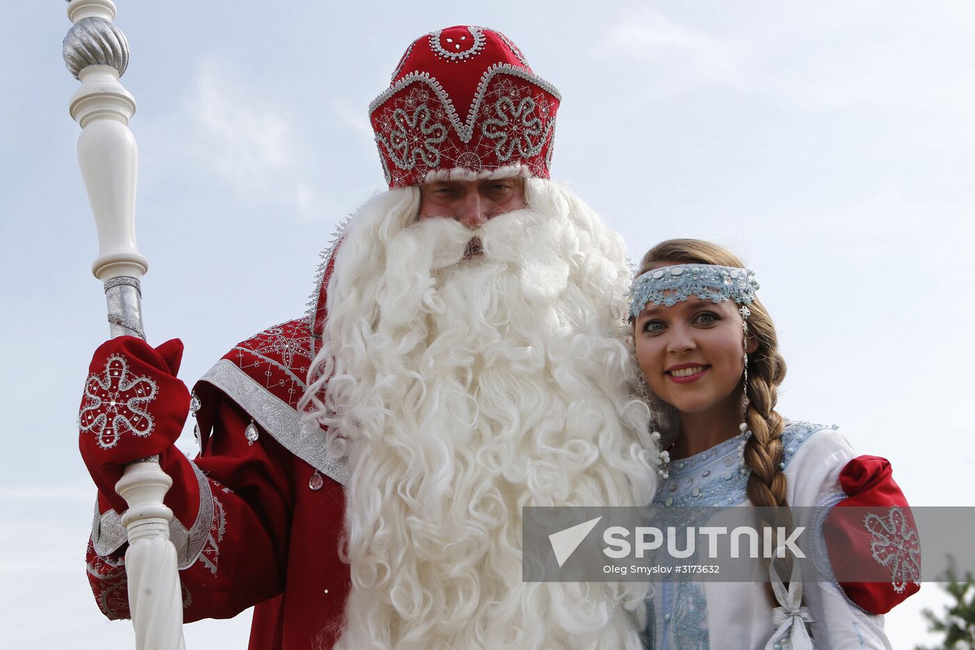 Father Frost from Veliky Ustyug visits Volga FoodFest
