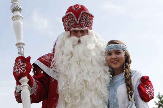 Father Frost from Veliky Ustyug visits Volga FoodFest
