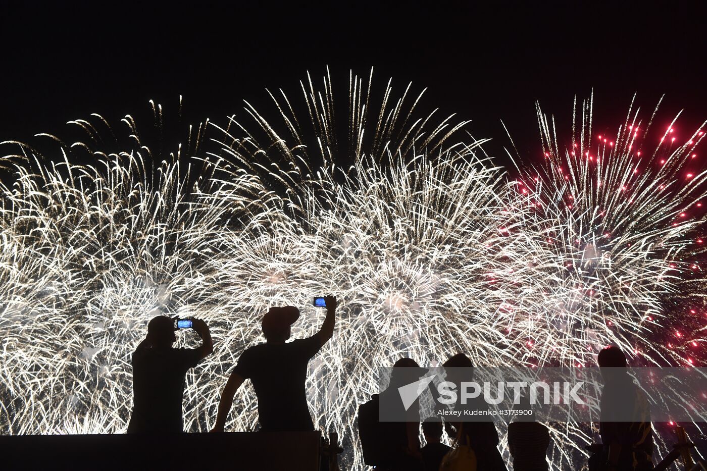 Rostec international festival of fireworks. Day one